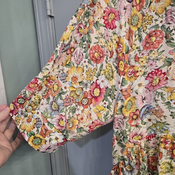 Floral Print Maxi Dress - Picture 3 of 5